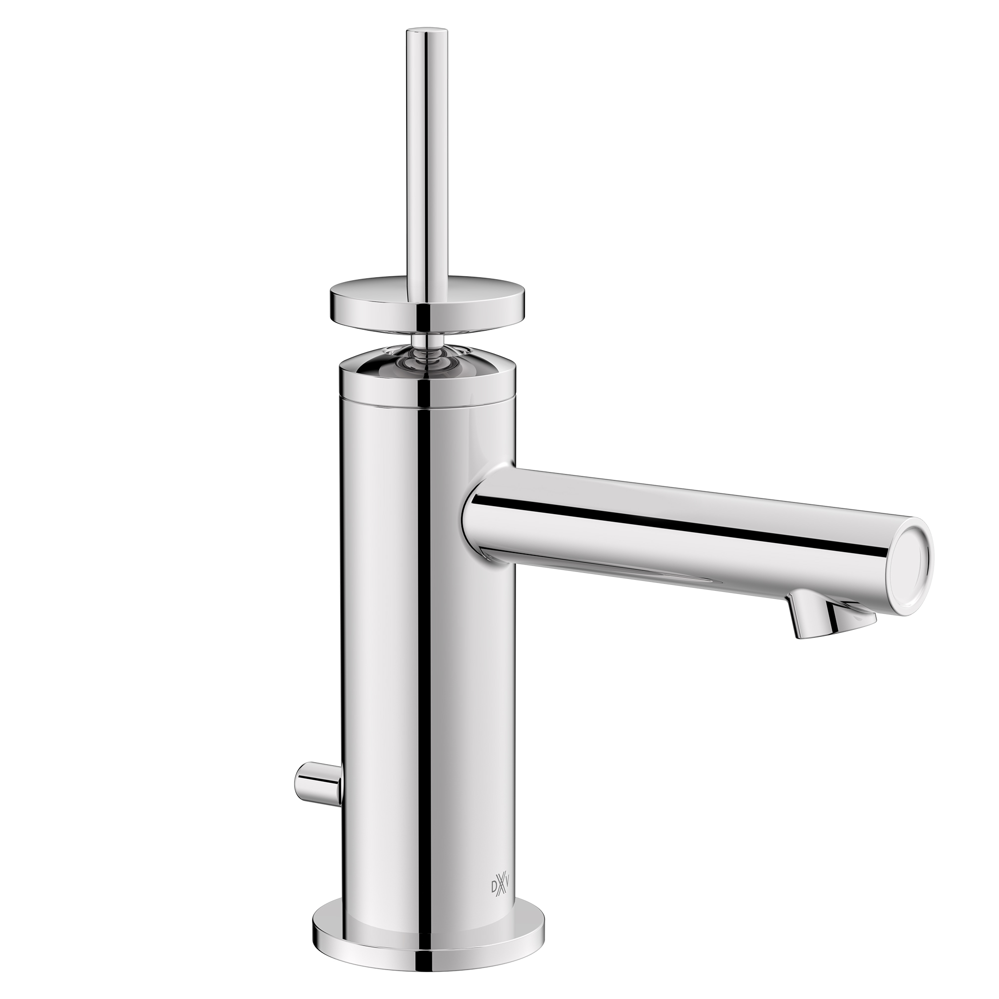 Percy Single Handle Bathroom Faucet with Indicator Markings and Stem Handle